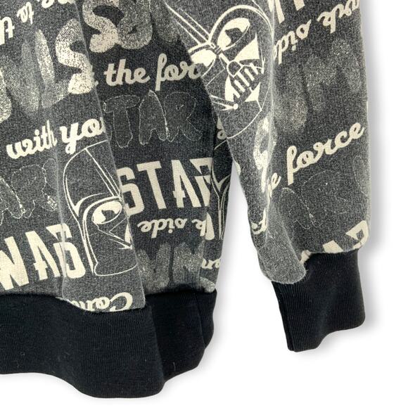 Star Wars | Women's Medium | Darth Vader 'Let The Force Be With You' Crew Neck - Picture 4 of 8
